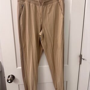 Athleta Windowpane Brooklyn Textured Joggers
